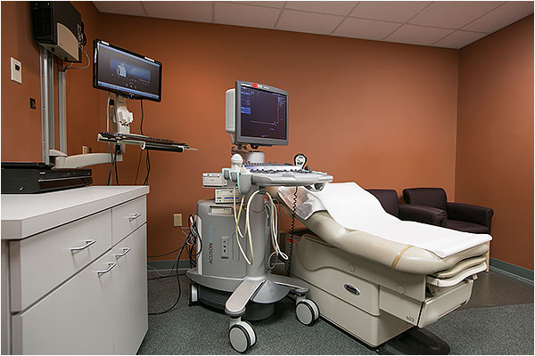 Clinical ultrasound room