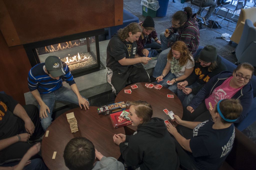 Spend time with friends or join one of the many student activities hosted here